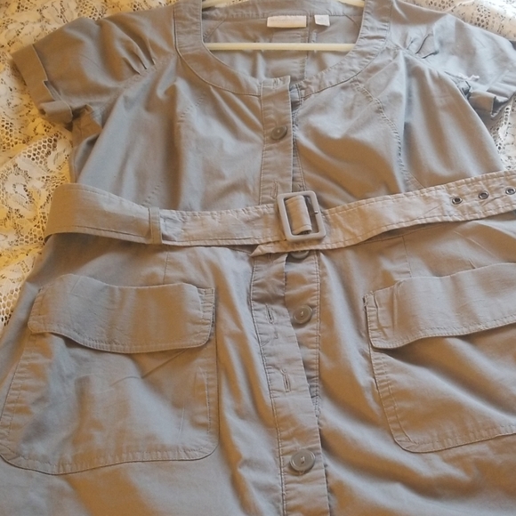 New York & Co Dress with Belt - Picture 2 of 2